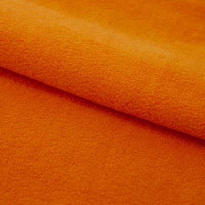 Флис DTY 16-1358, 250 г/м2, шир. 150 см, цвет оранжевый - купить в Тамбове. Цена 640.46 руб.