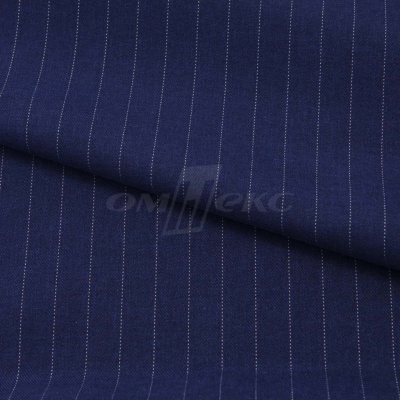 Костюмная ткань "Жаклин", 188 гр/м2, шир. 150 см, цвет тёмно-синий - купить в Тамбове. Цена 426.49 руб.