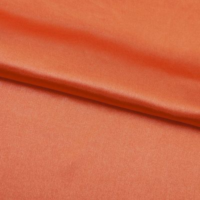 Поли креп-сатин 18-1445, 120 гр/м2, шир.150см, цвет оранжевый - купить в Тамбове. Цена 155.57 руб.
