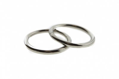 Кольцо металлическое d-32 мм, цв.-никель - купить в Тамбове. Цена: 3.54 руб.