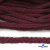 Шнур плетеный d-6 мм круглый, 70% хлопок 30% полиэстер, уп.90+/-1 м, цв.1070-бордовый - купить в Тамбове. Цена: 588 руб.