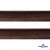 Кант атласный 074, шир. 12 мм (в упак. 65,8 м), цвет коричневый - купить в Тамбове. Цена: 237.16 руб.