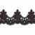 Сутажное кружево «Алансон»  на сетке (бисер) XDH3235, шир.60 мм, (уп. 9,14 м ), цв.-черный - купить в Тамбове. Цена: 2 156.52 руб.