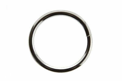 Кольцо металлическое d-3 х 32 мм, цв.-никель - купить в Тамбове. Цена: 3.92 руб.