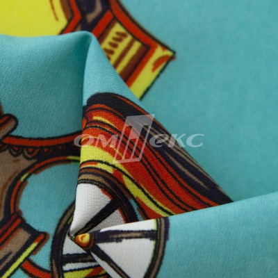 Плательная ткань "Фламенко" 16.2, 80 гр/м2, шир.150 см, принт этнический - купить в Тамбове. Цена 241.49 руб.