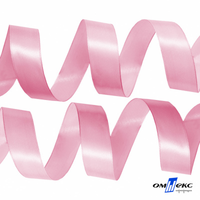 050-нежно-розовый Лента атласная упаковочная (В) 85+/-5гр/м2, шир.25 мм (1/2), 25+/-1 м - купить в Тамбове. Цена: 53.96 руб.