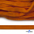 Шнур плетеный (плоский) d-12 мм, (уп.90+/-1м), 100% полиэстер, цв.267 - оранжевый - купить в Тамбове. Цена: 8.62 руб.