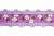 Тесьма декоративная 0385-6169, шир. 25 мм/уп. 22,8+/-1 м, цвет 01-фиолетовый - купить в Тамбове. Цена: 387.43 руб.