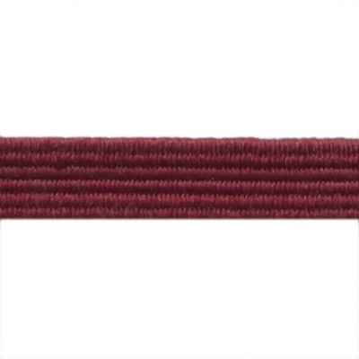 Резиновые нити с текстильным покрытием, шир. 6 мм ( упак.30 м/уп), цв.- 88-бордо - купить в Тамбове. Цена: 155.22 руб.