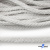 Шнур плетеный d-6 мм круглый, 70% хлопок 30% полиэстер, уп.90+/-1 м, цв.1076-белый - купить в Тамбове. Цена: 588 руб.