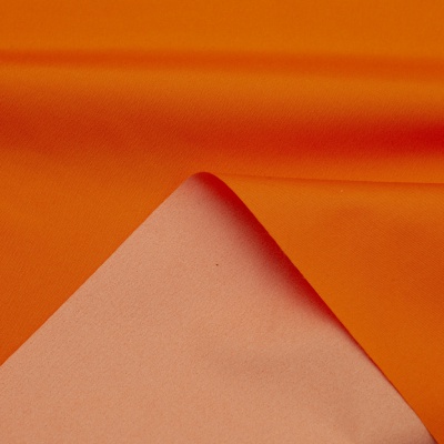 Курточная ткань Дюэл (дюспо) 16-1359, PU/WR/Milky, 80 гр/м2, шир.150см, цвет оранжевый - купить в Тамбове. Цена 141.80 руб.
