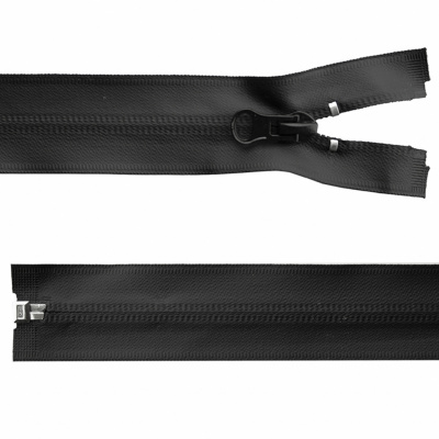 Молния водонепроницаемая PVC Т-7, 100 см, разъемная, цвет чёрный - купить в Тамбове. Цена: 61.89 руб.
