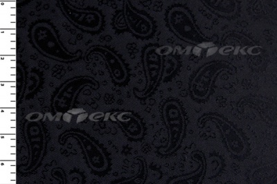Ткань подкладочная жаккард Р14098, чёрный, 85 г/м2, шир. 150 см, 230T - купить в Тамбове. Цена 166.45 руб.