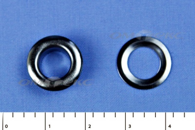 Люверсы металлические, блочка/кольцо, №5 (8 мм) упак.1000 шт- цв.никель - купить в Тамбове. Цена: 392 руб.