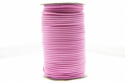 0370-1301-Шнур эластичный 3 мм, (уп.100+/-1м), цв.141- розовый - купить в Тамбове. Цена: 459.62 руб.