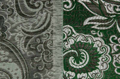 Ткань костюмная жаккард, 135 гр/м2, шир.150см, цвет зелёный№4 - купить в Тамбове. Цена 441.94 руб.