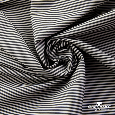 Ткань сорочечная Полоска Кенди, 115 г/м2, 58% пэ,42% хл, шир.150 см, цв.6-черный, (арт.110) - купить в Тамбове. Цена 306.69 руб.