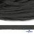 Шнур плетеный d-8 мм плоский, 70% хлопок 30% полиэстер, уп.85+/-1 м, цв.1026-серый - купить в Тамбове. Цена: 735 руб.