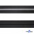 Рулонная молния с покрытием PVC спираль тип 3 (упак.270м) -черная с полосой СВО - купить в Тамбове. Цена: 12.74 руб.