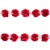 Тесьма плетеная "Рюш", упак. 9,14 м, цвет красный - купить в Тамбове. Цена: 46.82 руб.