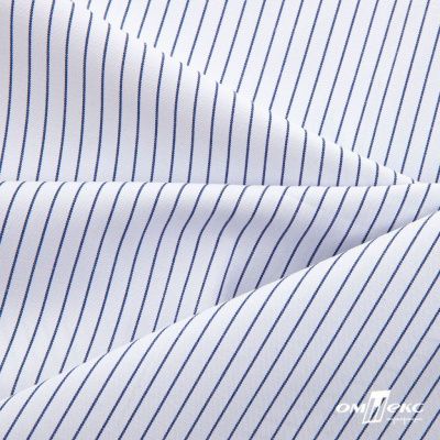 Ткань сорочечная Ронда, 115 г/м2, 58% пэ,42% хл, шир.150 см, цв.4-синяя, (арт.114) - купить в Тамбове. Цена 306.69 руб.