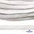 Шнур плетеный d-8 мм плоский, 70% хлопок 30% полиэстер, уп.85+/-1 м, цв.1018-белый - купить в Тамбове. Цена: 735 руб.