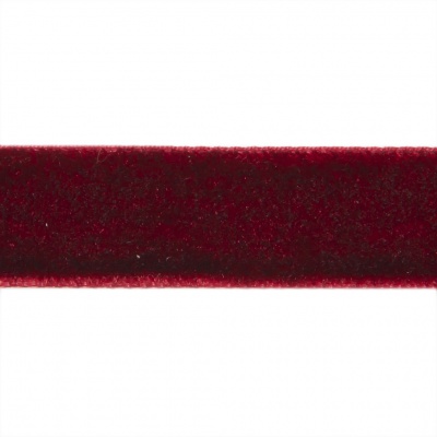 Лента бархатная нейлон, шир.12 мм, (упак. 45,7м), цв.240-бордо - купить в Тамбове. Цена: 392 руб.