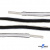 Шнурки #4-27, круглые 130 см, двухцветные (черно/белый) - купить в Тамбове. Цена: 47.04 руб.