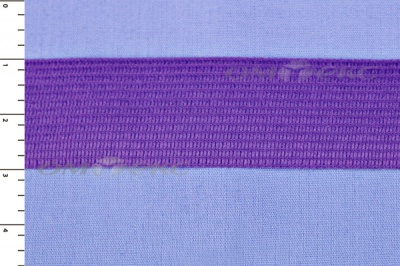 Окантовочная тесьма №0225, шир. 22 мм (в упак. 100 м), цвет фиолет - купить в Тамбове. Цена: 271.60 руб.