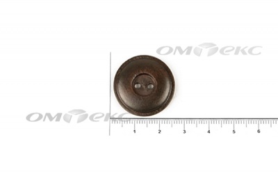 Пуговица деревянная круглая №54 (25мм) - купить в Тамбове. Цена: 4.12 руб.