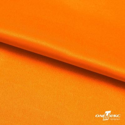 Поли креп-сатин 15-1263, 125 (+/-5) гр/м2, шир.150см, цвет оранжевый - купить в Тамбове. Цена 155.57 руб.