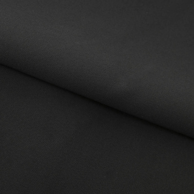 Костюмная ткань "Элис", 200 гр/м2, шир.150см, цвет чёрный - купить в Тамбове. Цена 306.20 руб.