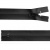 Молния водонепроницаемая PVC Т-7, 20 см, неразъемная, цвет чёрный - купить в Тамбове. Цена: 21.56 руб.