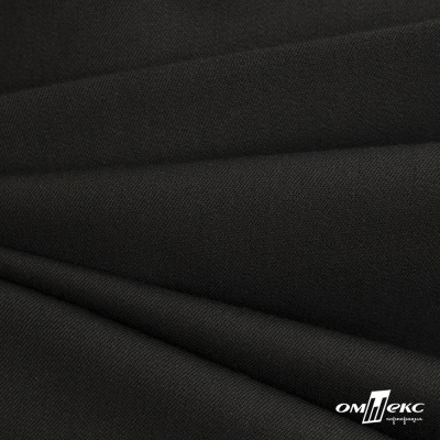 Костюмная ткань с вискозой "Диана", 260 гр/м2, шир.150см, цвет чёрный - купить в Тамбове. Цена 434.07 руб.