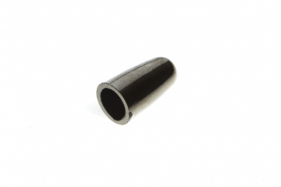 8100-Наконечник пластиковый под металл 15 мм-тем.никель - купить в Тамбове. Цена: 2.45 руб.