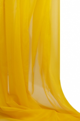 Портьерный капрон 13-0858, 47 гр/м2, шир.300см, цвет 21/жёлтый - купить в Тамбове. Цена 137.27 руб.