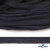 Шнур плетеный d-8 мм плоский, 70% хлопок 30% полиэстер, уп.85+/-1 м, цв.1010-т.синий - купить в Тамбове. Цена: 735 руб.
