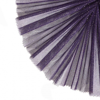 Сетка Глиттер, 24 г/м2, шир.145 см., пурпурный - купить в Тамбове. Цена 117.24 руб.