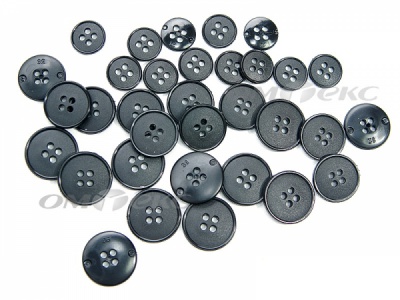 51926/15 мм (4 пр) черные пуговицы (брючные) - купить в Тамбове. Цена: 1.50 руб.