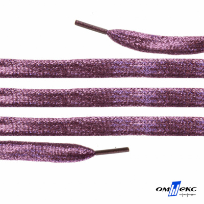 Шнурки #107-01, плоские 130 см, цв.розовый металлик - купить в Тамбове. Цена: 35.45 руб.