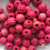 0309-Бусины деревянные "ОмТекс", 16 мм, упак.50+/-3шт, цв.023-розовый - купить в Тамбове. Цена: 62.22 руб.