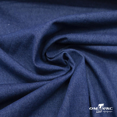 Ткань костюмная "Джинс", 315 г/м2, 100% хлопок, шир. 150 см,   Цв. 7/ Dark blue - купить в Тамбове. Цена 588 руб.