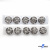 119-01 Кнопки пришивные декоративные металл 21 мм, цв.-никель - купить в Тамбове. Цена: 21.54 руб.