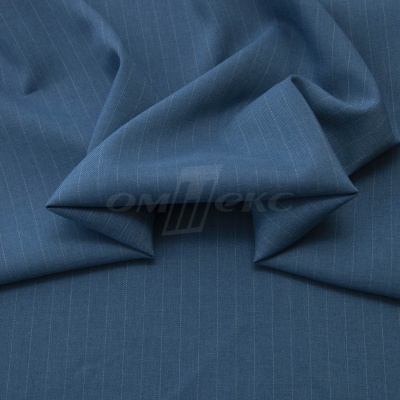 Костюмная ткань "Жаклин", 188 гр/м2, шир. 150 см, цвет серо-голубой - купить в Тамбове. Цена 430.84 руб.