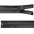 Молния водонепроницаемая PVC Т-7, 60 см, разъемная, цвет (301) т.серый - купить в Тамбове. Цена: 49.39 руб.
