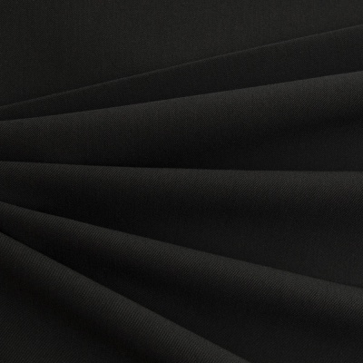 Костюмная ткань с вискозой "Меган", 210 гр/м2, шир.150см, цвет чёрный - купить в Тамбове. Цена 378.55 руб.