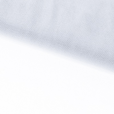 Трикотажное полотно Тюль Кристалл, 100% полиэфир, 16-01/белый, 15гр/м2, шир.160см. - купить в Тамбове. Цена 128.39 руб.