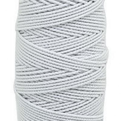 Нитка - резинка Спандекс 25 м (уп-10шт)-белые - купить в Тамбове. Цена: 35.65 руб.