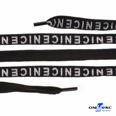 Шнурки #107-06, плоские 130 см, "СENICE" , цв.чёрный - купить в Тамбове. Цена: 23.03 руб.