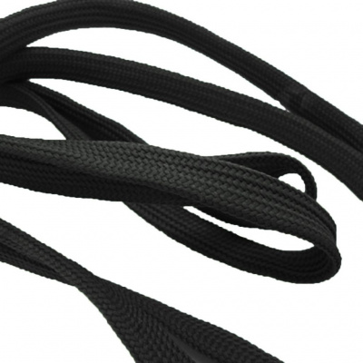 Шнурки т.5 110 см черный - купить в Тамбове. Цена: 23.25 руб.
